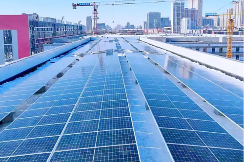 九洲集團(tuán)承建哈爾濱電機(jī)廠屋頂光伏項目一期工程成功并網(wǎng)發(fā)電！